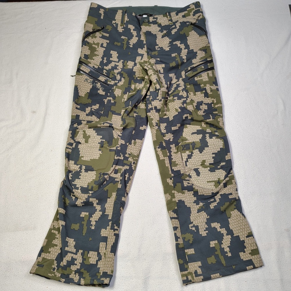 KUIU Axis Hybrid Pants Mens Size 36 Verde Camo Hunting Tactical